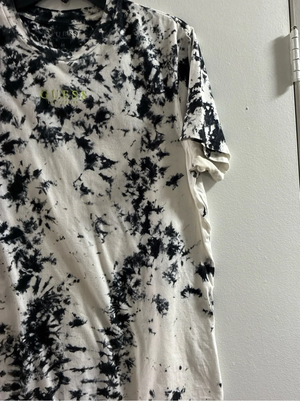 Guess Black & White Tie-Dye Short Sleeve Tee - Picture 6 of 6
